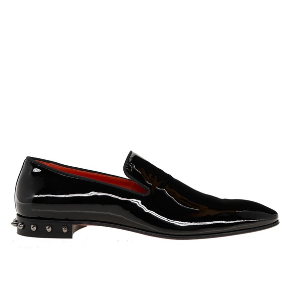 Christian Louboutin Marquees Oxford Shoes Black Patent Leather Size 10 U… - Picture 2 of 7